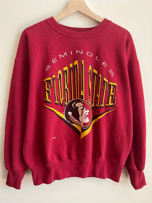90s Florida State Seminoles Nutmeg Crewneck (L)