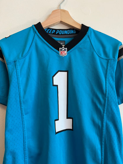 2015 Carolina Panthers Cam Newton Blue Nike Jersey (Youth M)
