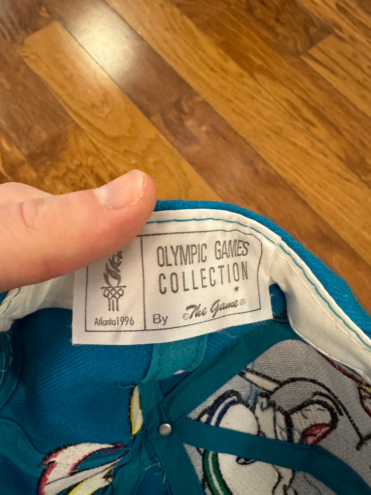 1996 Atlanta Olympics IZZY Mascot Rare Snapback Hat (OS)