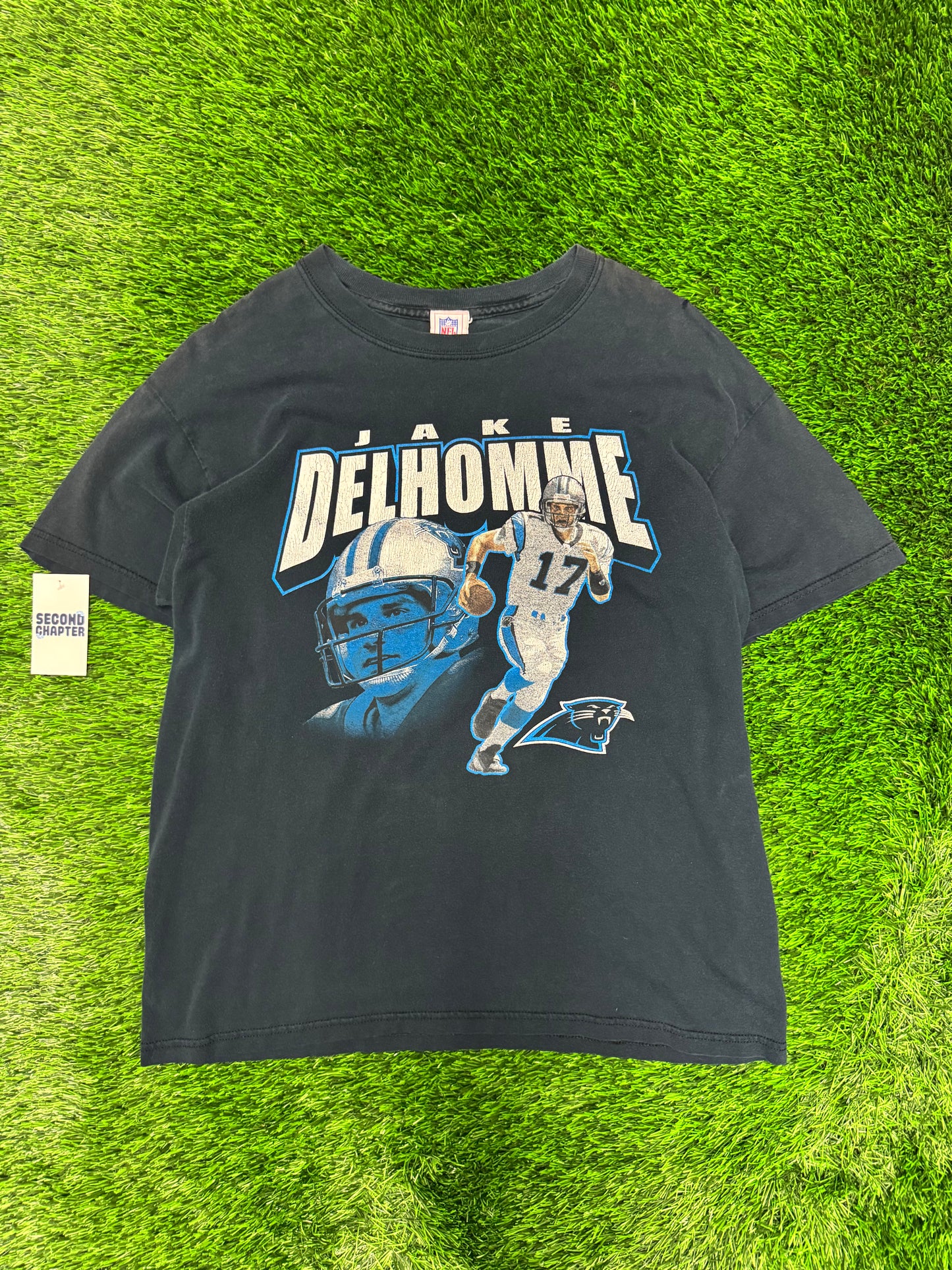 00s Carolina Panthers Jake Delhomme Tee (L)