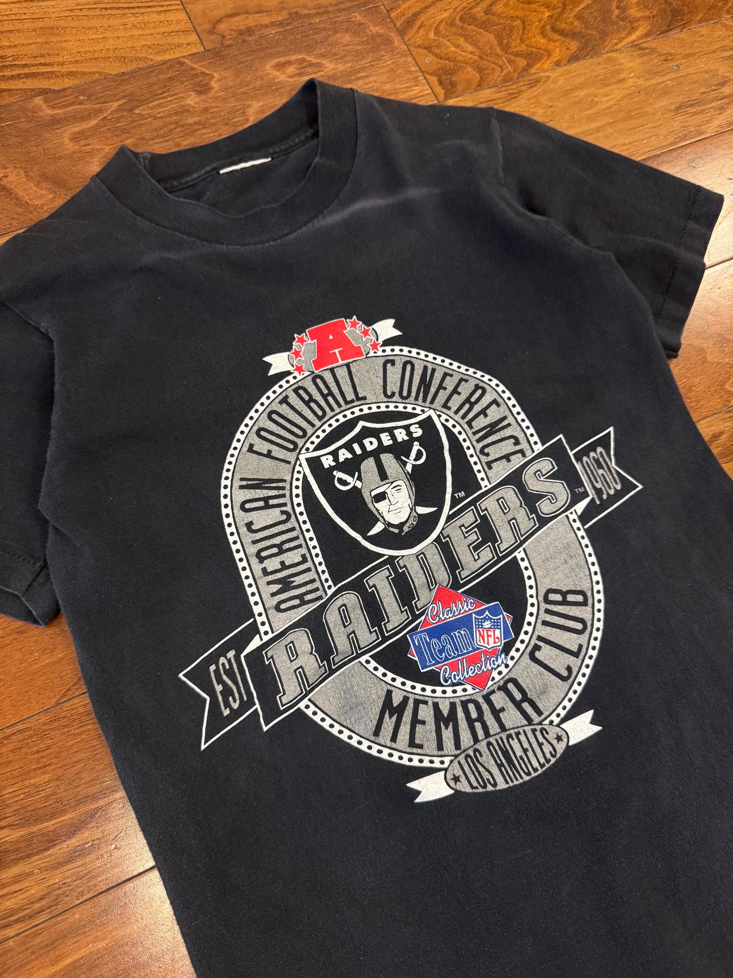 90s Oakland Raiders Vintage NFL Tee (S)