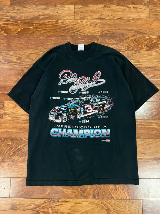 1994 Dale Earnhardt "Impressions of a Champion" Nascar Tee (XL)
