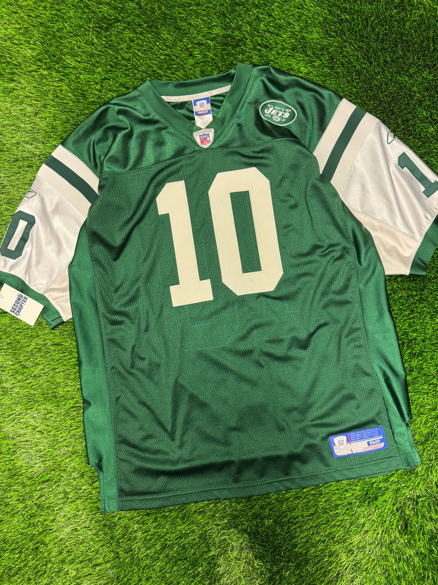 00s NY Jets Chad Pennington #10 Reebok Vintage NFL Jersey (XL)