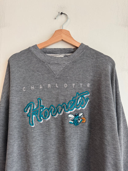 90s Charlotte Hornets Embroidered Lee Crewneck (XL)