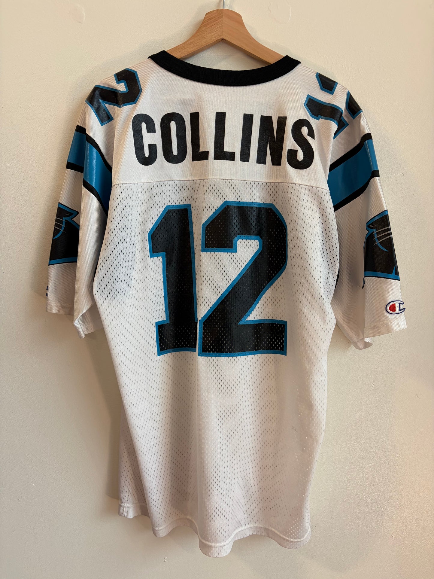 90s Carolina Panthers Kerry Collins Champion Away Jersey (M)