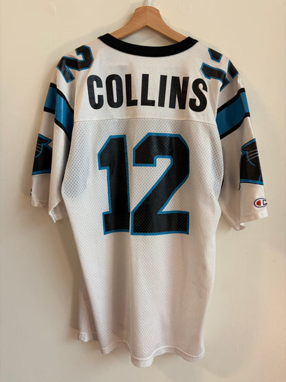 90s Carolina Panthers Kerry Collins Champion Away Jersey (M)