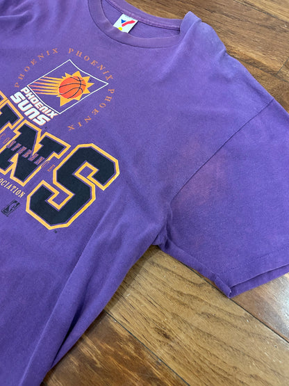 90s Phoenix Suns NBA Faded Purple Tee (XL)