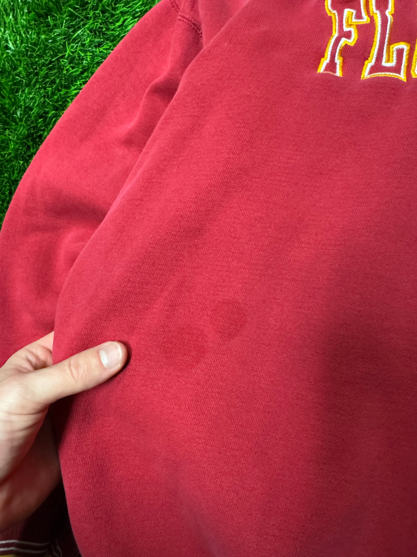 90s Florida State University (FSU) Embroidered Boxy Crewneck (L)