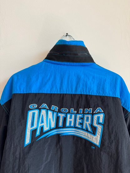 90s Carolina Panthers Chore Embroidered Puffer Jacket (M)
