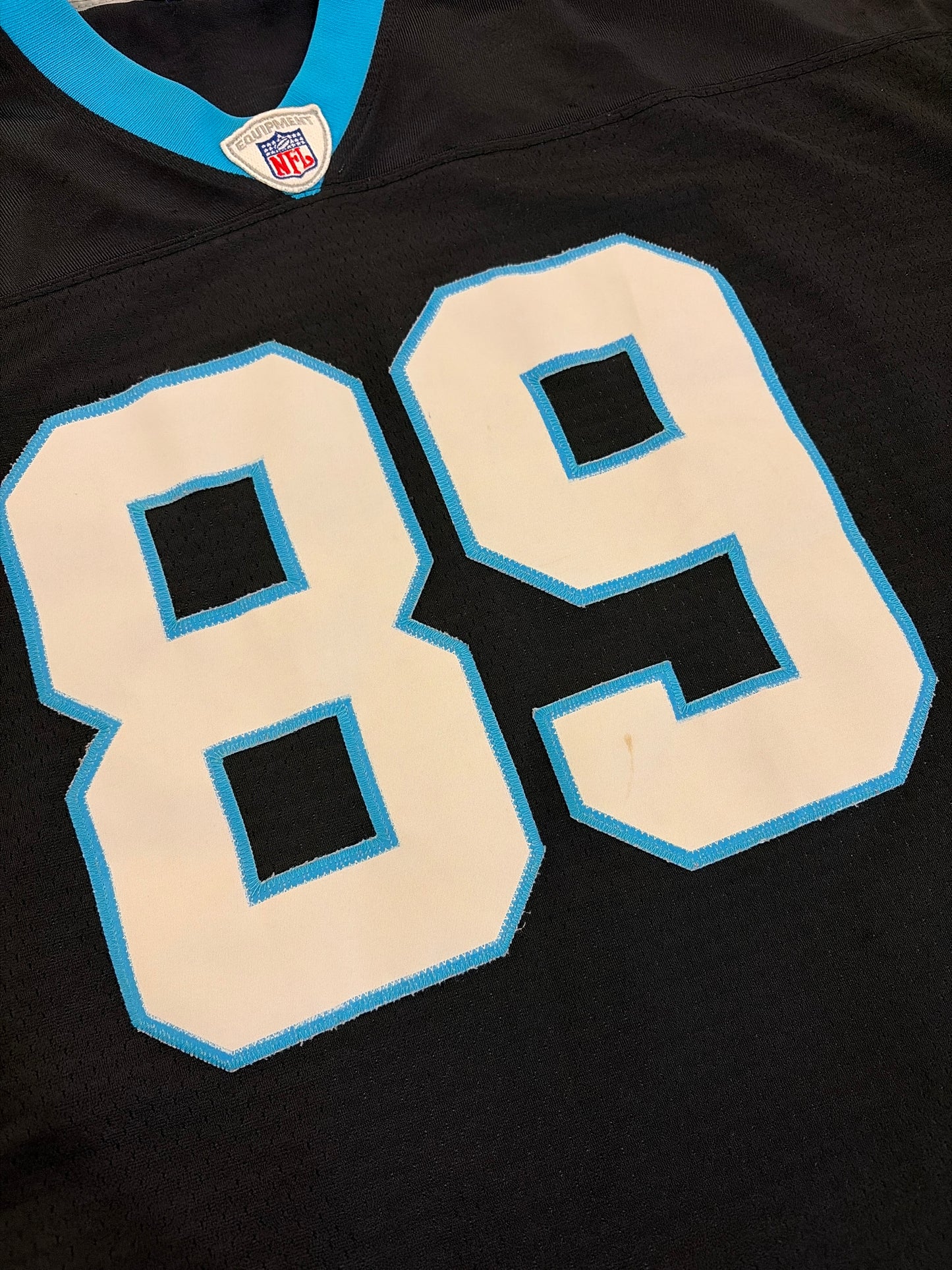 00s Carolina Panthers Steve Smith Stitched Reebok Jersey (XXL)