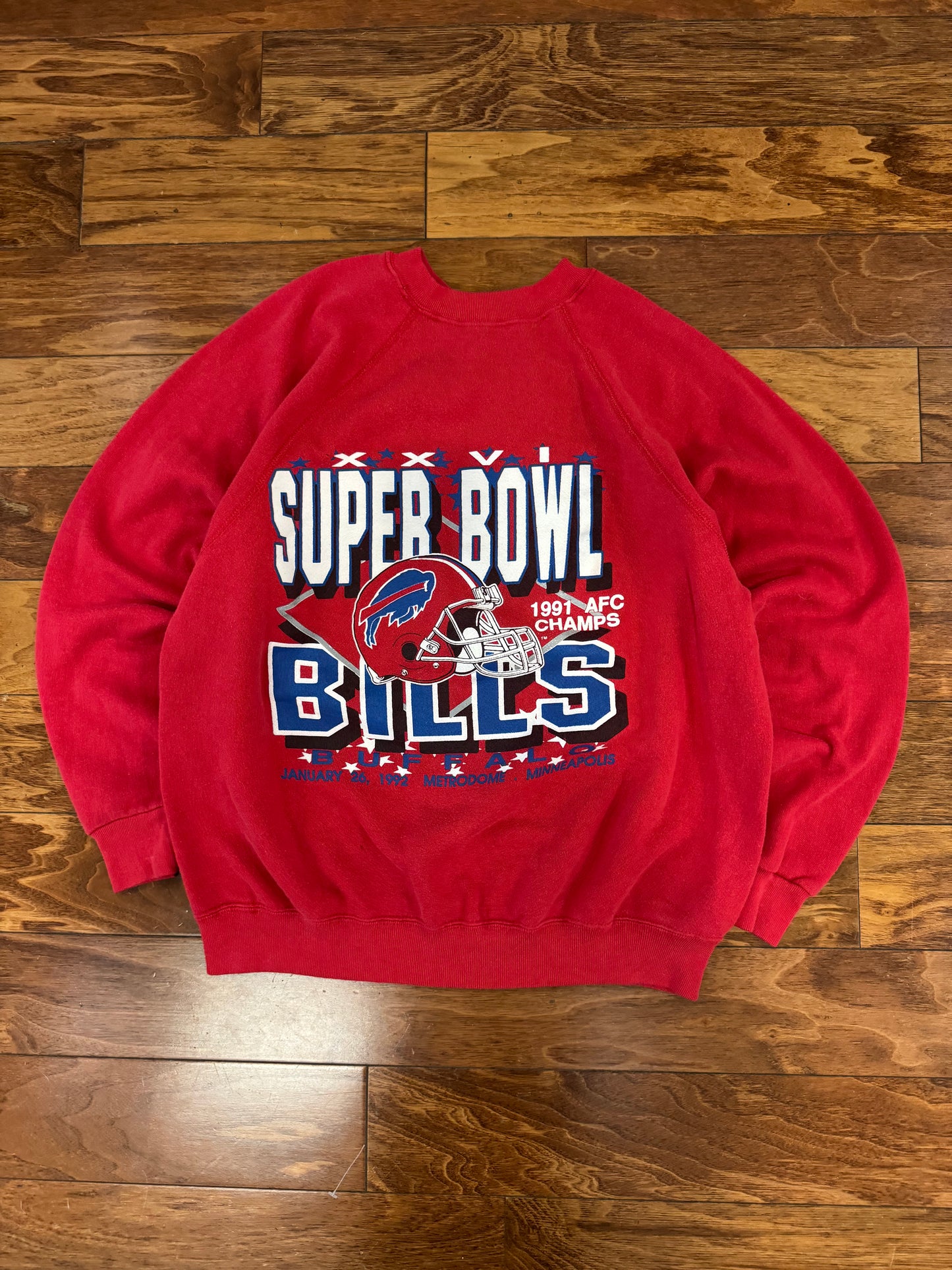 1992 Buffalo Bills Super Bowl Crewneck (L)