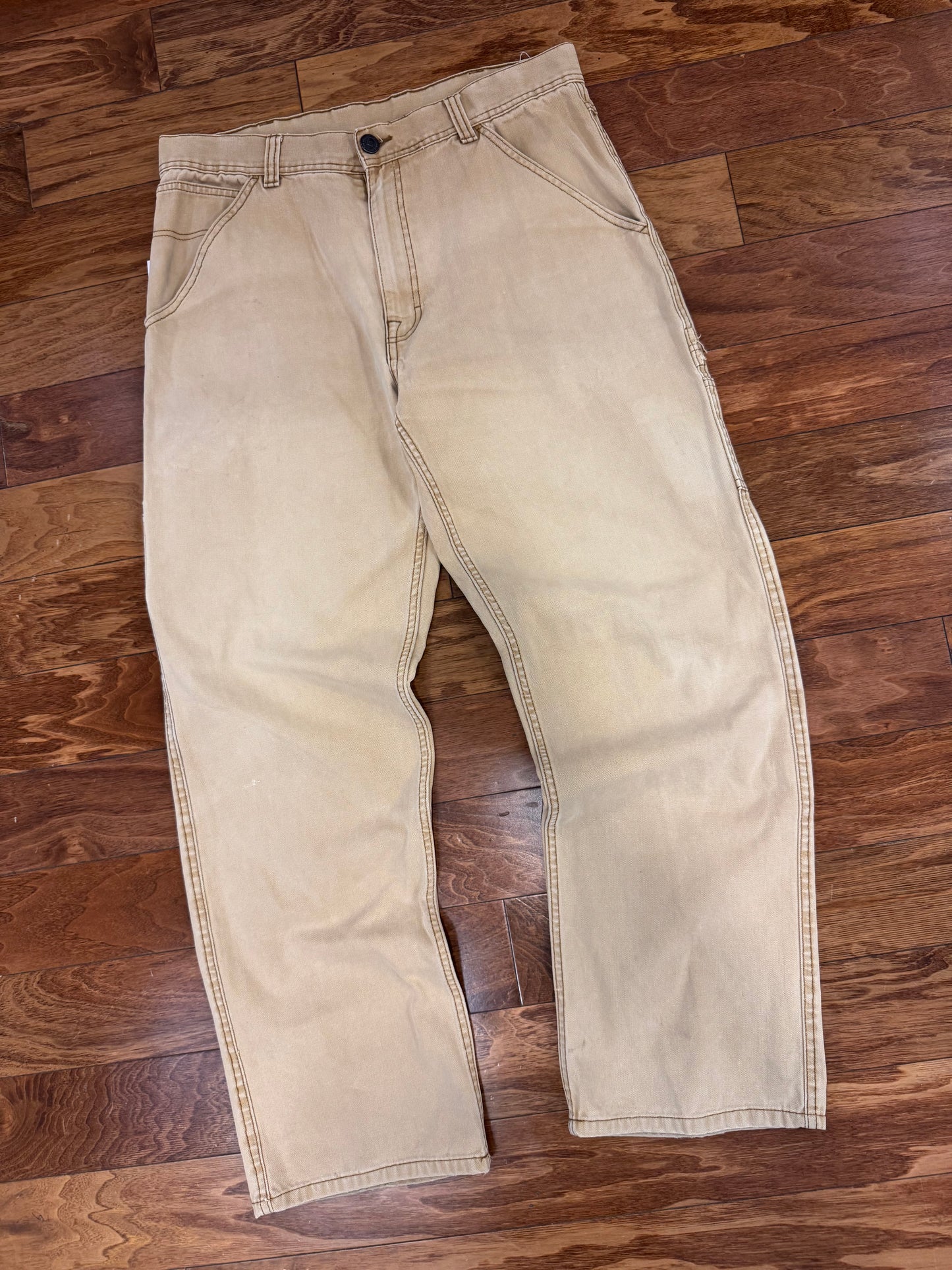 00s Arizona Faded Tan Carpenter Pants (36 x 32)