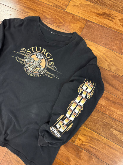 2009 Sturgis South Dakota Sleeve Hit Graphic Long-Sleeve Tee (XL)
