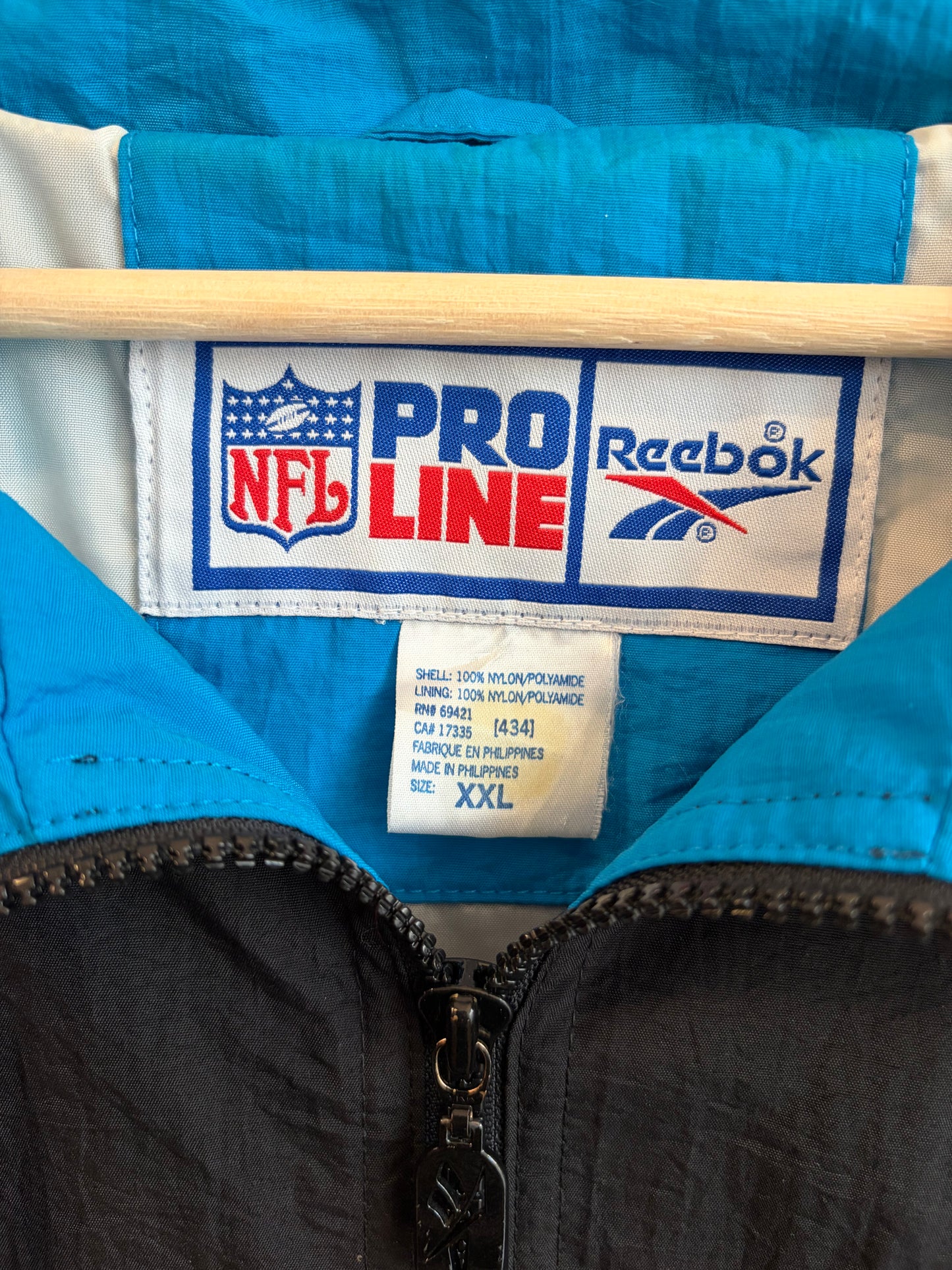 90s Carolina Panthers Reebok Pro Line Windbreaker (XXL)