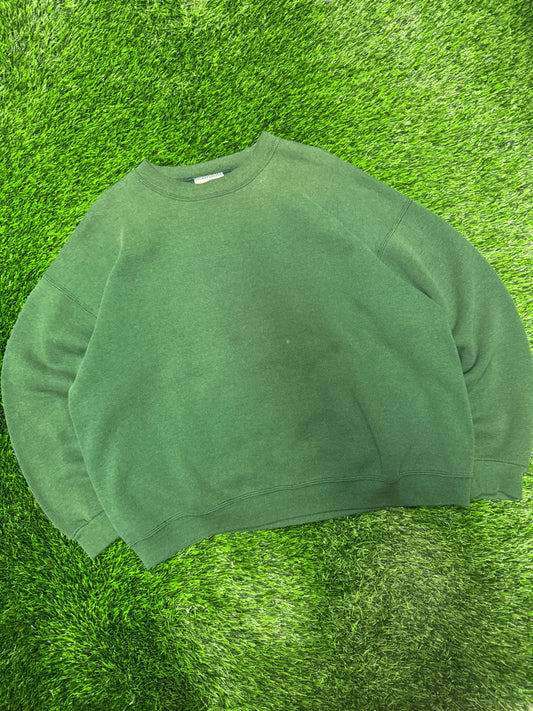 90s Riders Faded Essential Vintage Blank Crewneck (XL)