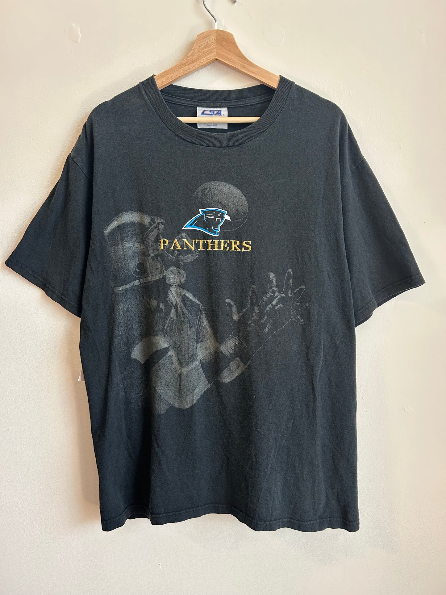 90s Carolina Panthers Embroidered Touchdown Tee (L)