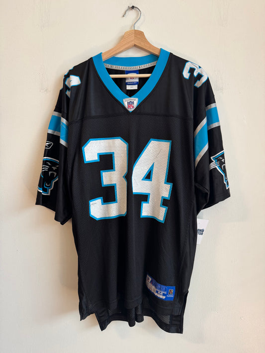 00s Carolina Panthers Deangelo Williams Reebok Home Jersey (M)