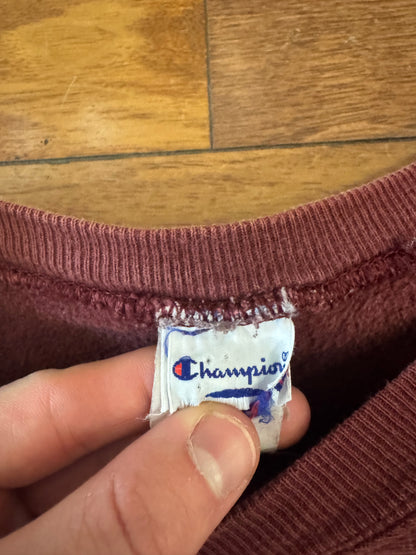 00s Champion Reverse Weave Essential Maroon Crewneck (XL)