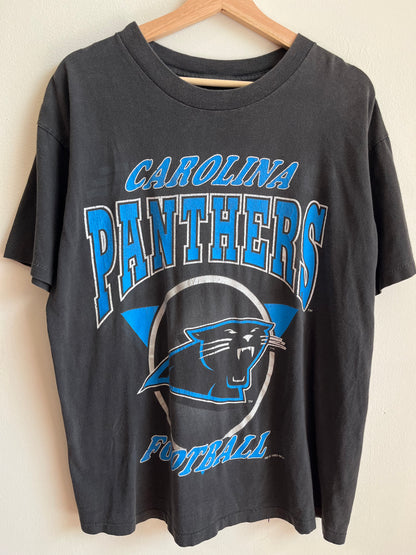 1993 Carolina Panthers Football Faded Tee (L)