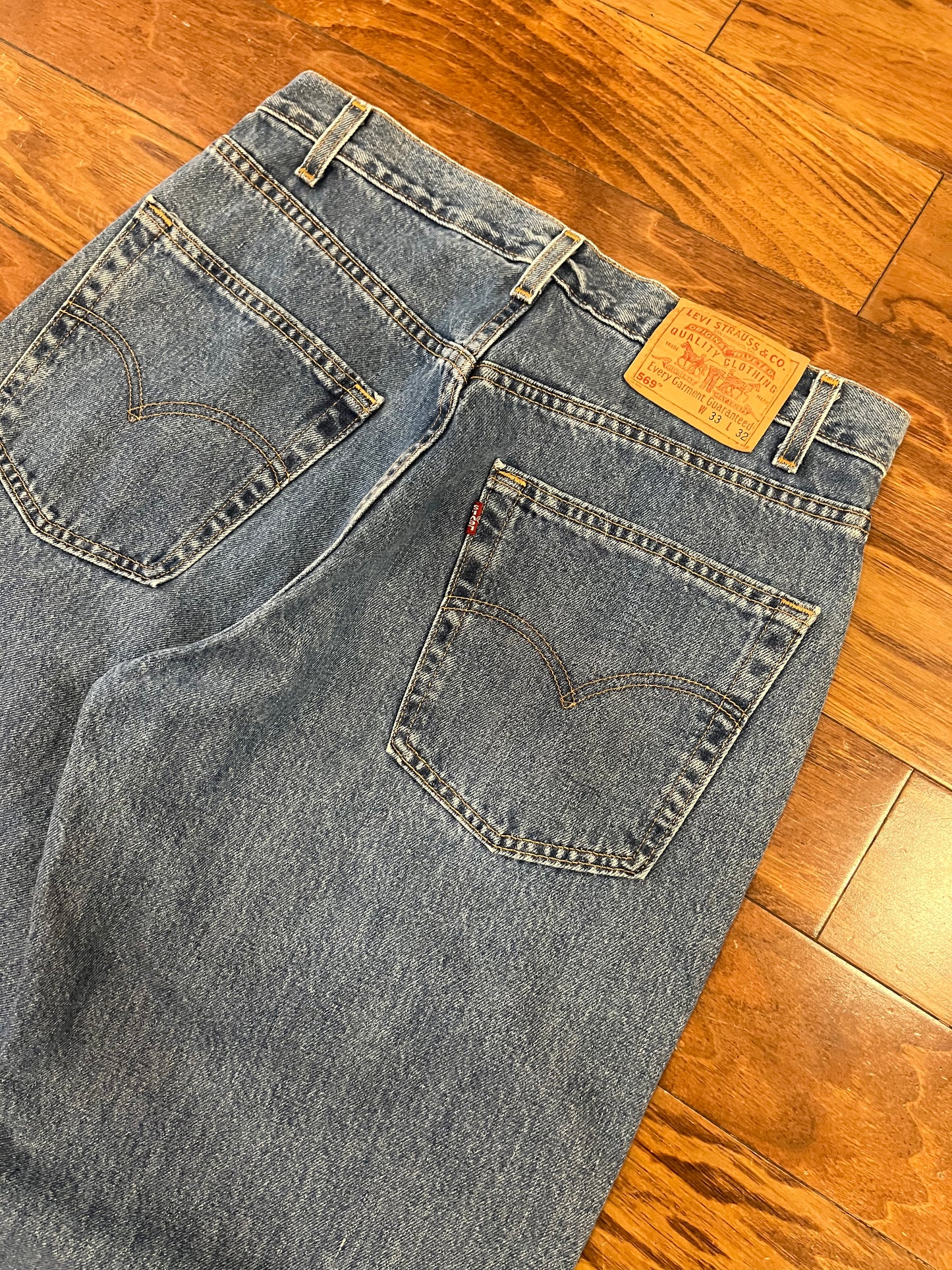 2000 Levi's 569 Baggy Jeans (33 x 32)