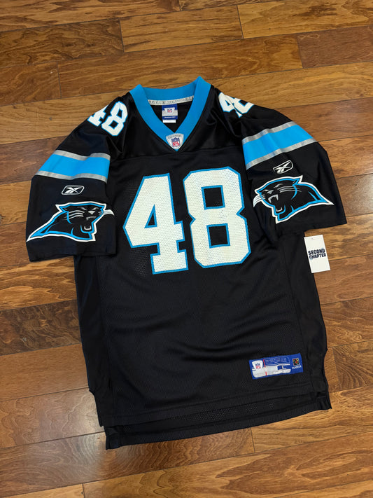 00s Carolina Panthers Stephen Davis Home Jersey (L)