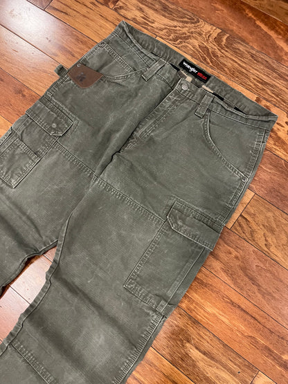 00s Wrangler Riggs Flannel Lined Pants (38 x 30)
