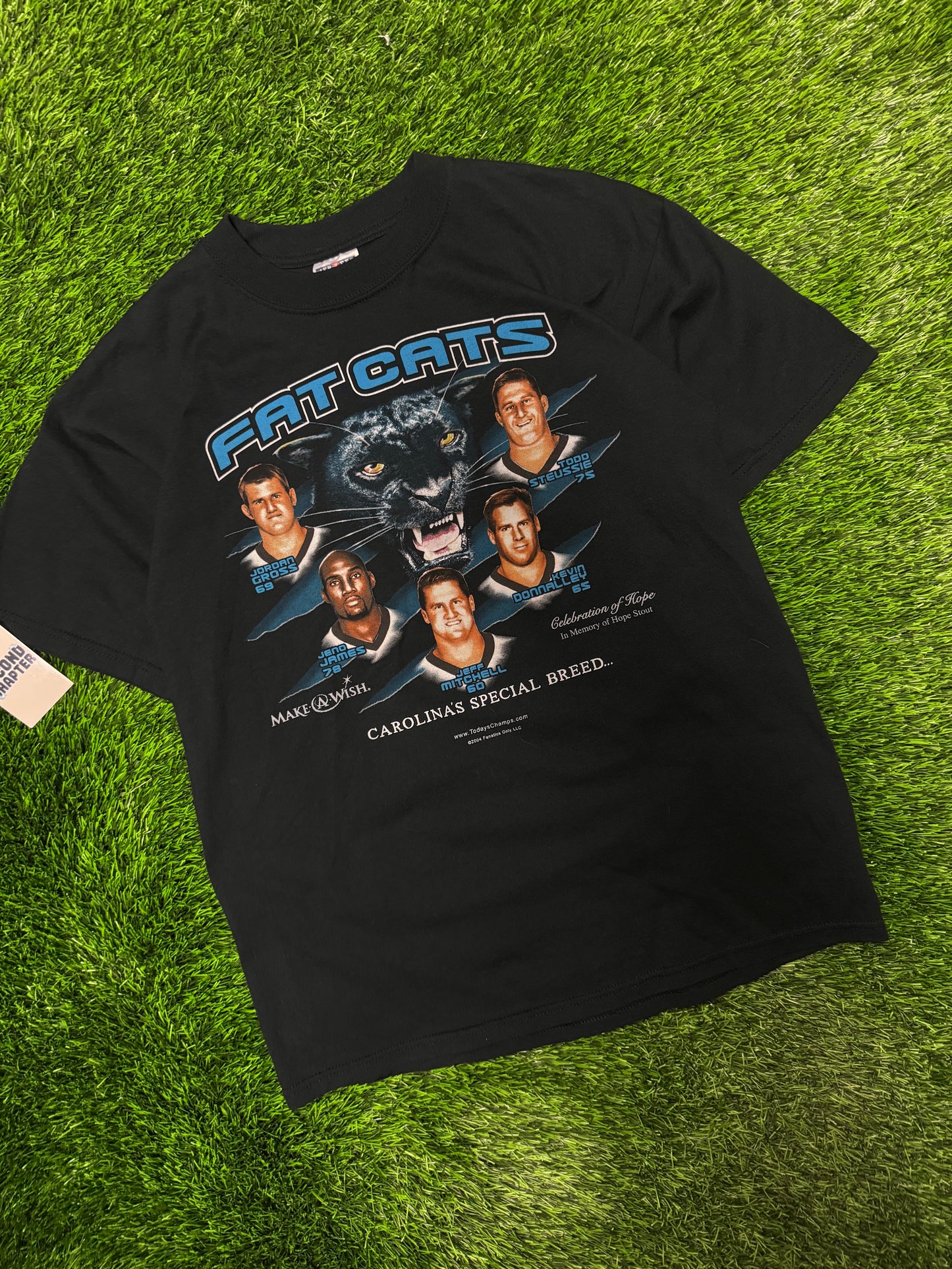 2004 Carolina Panthers Fat Cats Graphic Tee (M)