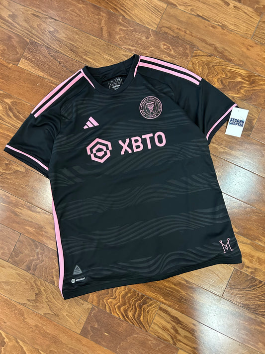 Inter Miami Messi Adidas Soccer Jersey Black 2023-'24 Kit (XL)