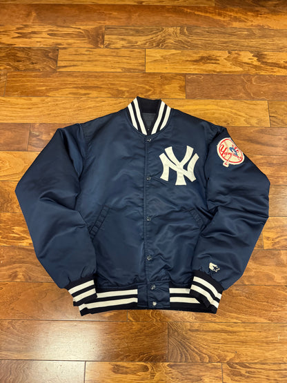 90s New York Yankees Starter Satin Jacket (M)