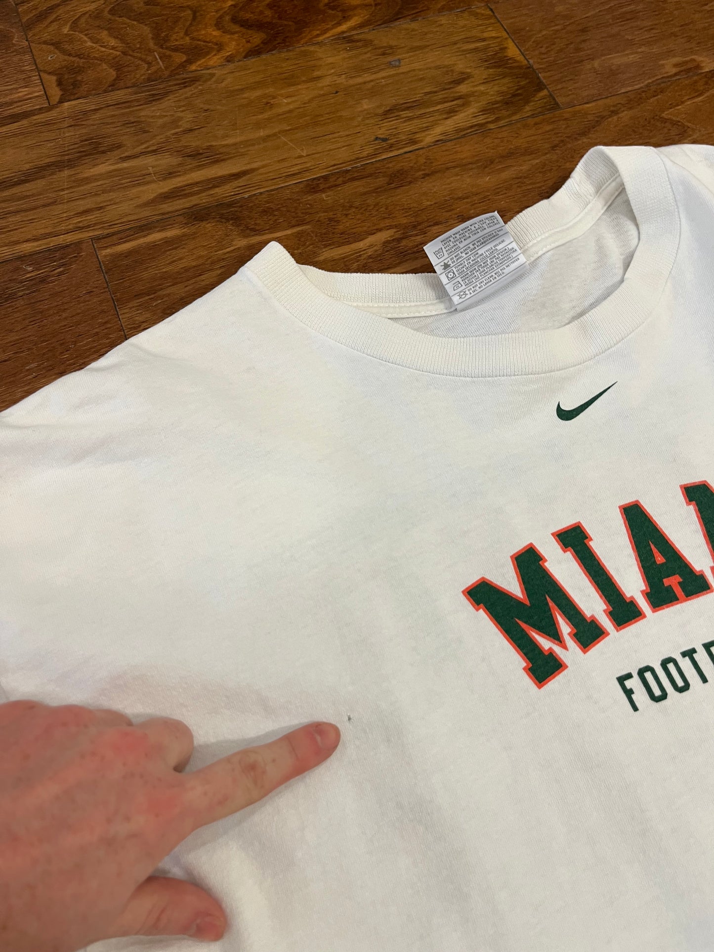 2001 Miami Hurricanes Nike Tee (XL)