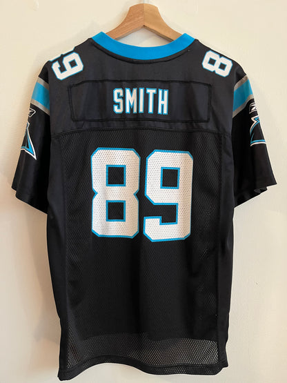 00s Carolina Panthers Steve Smith Reebok Home Jersey (Youth L)