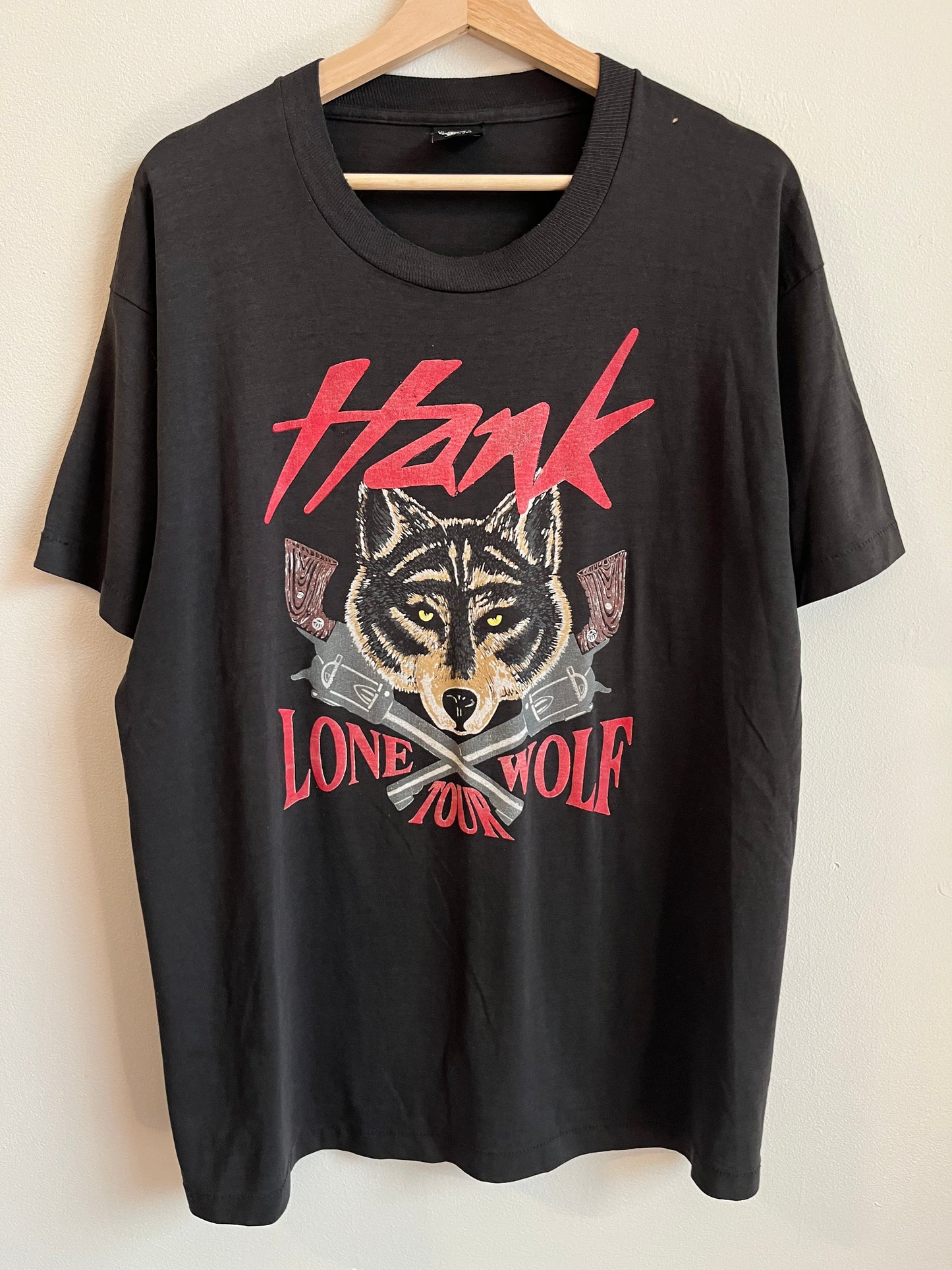 1990 Hank Williams Lone Wolf Music Tee (XL)