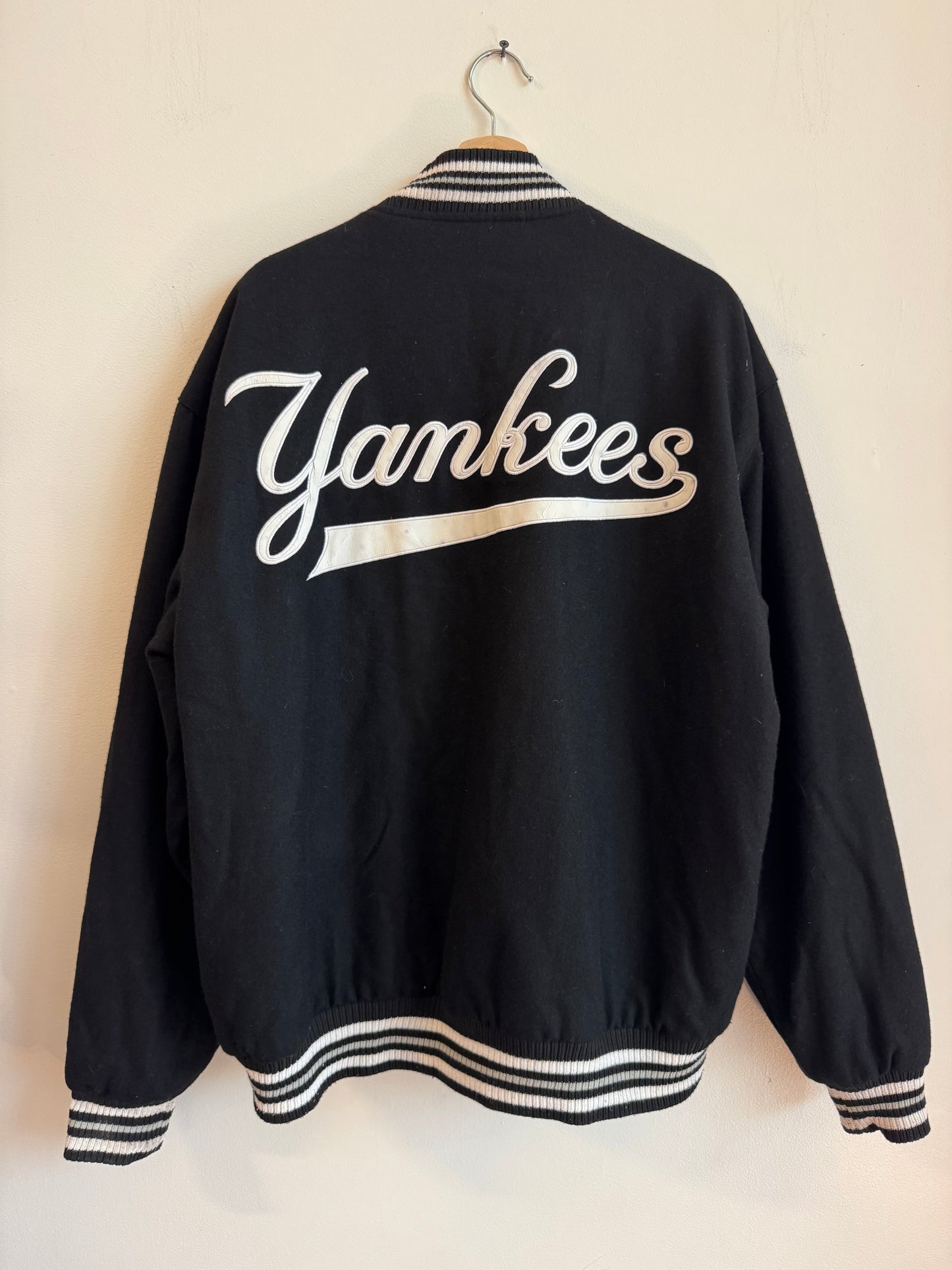 90s New York Yankees Jeff Hamilton Reversible Jacket (XXL)