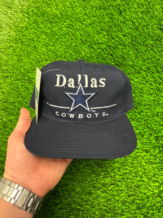 90s Dallas Cowboys Eastport Vintage NFL Snapback Hat (OS)