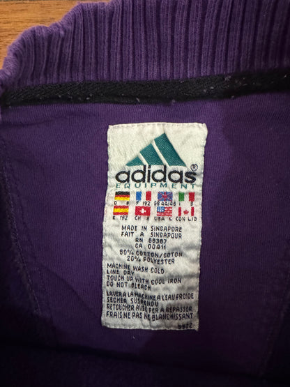 90s Adidas Equipment Purple Crewneck (L)