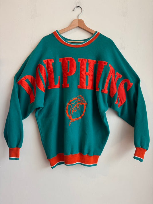 90s Miami Dolphins Sleeve to Sleeve Legends Crewneck (XL)