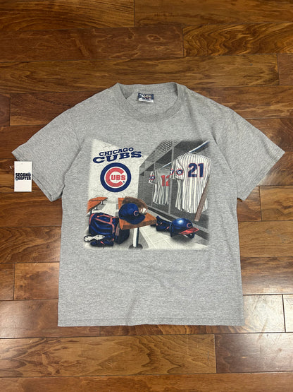 1996 Chicago Cubs Locker Room Vintage Lee Tee (M)