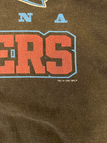 1997 Carolina Panthers Black Spell Out Tee (L)