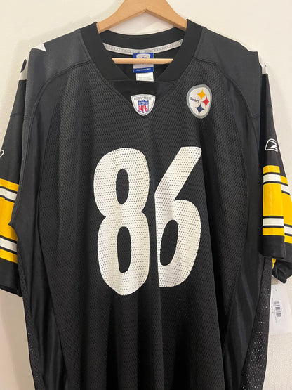 00s Pittsburgh Steelers Hines Ward Reebok Jersey(XL)