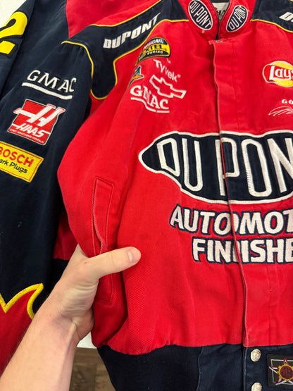 90s Jeff Gordon Dupont Jeff Hamilton Flames Nascar Jacket (L)