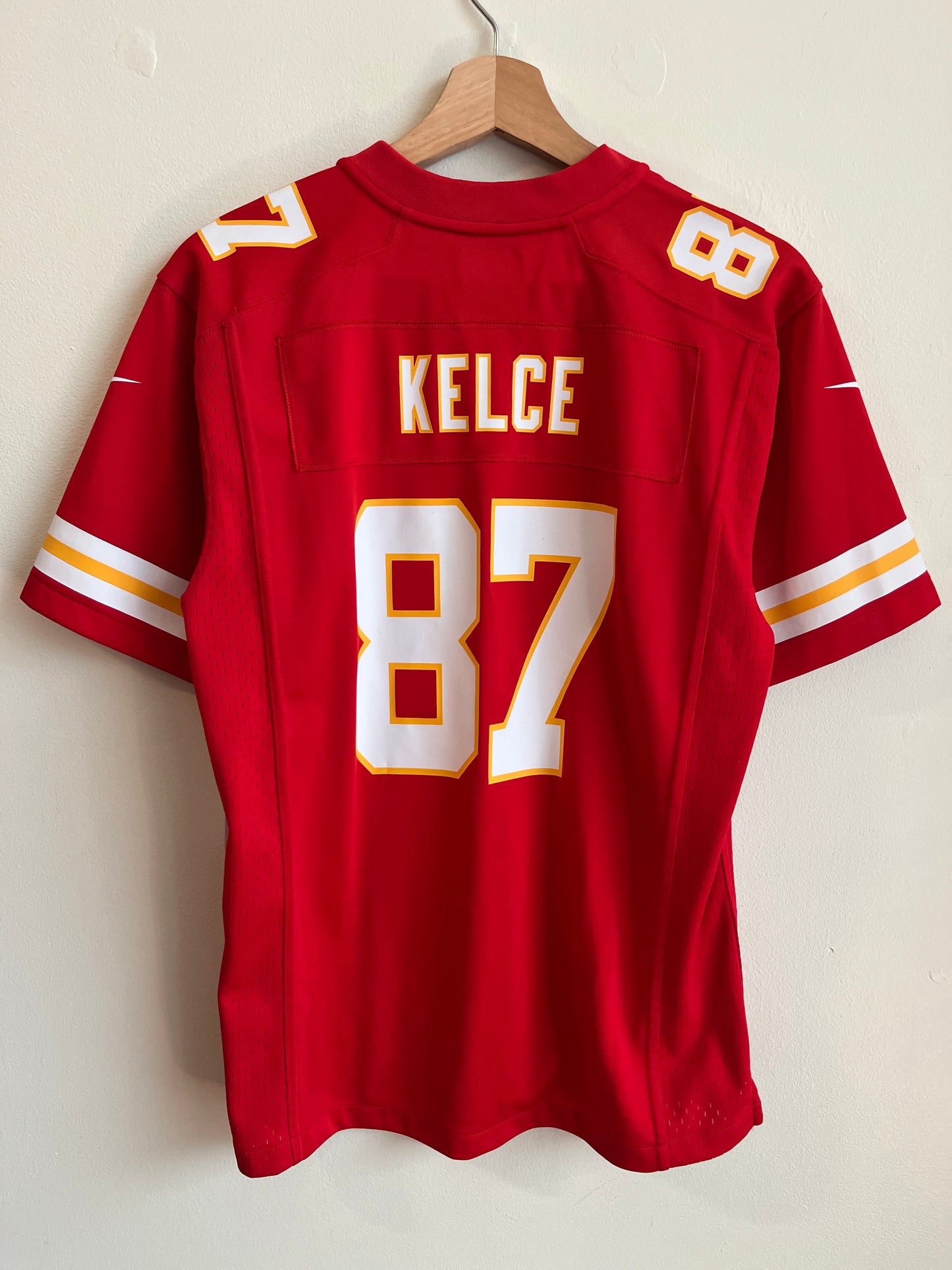 Kansas City Chiefs Travis Kelce Nike Home Jersey (Youth L)