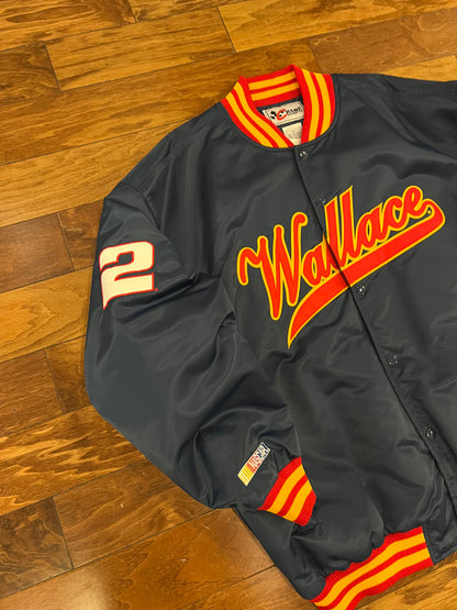 90s Rusty Wallace Chase Authentic Vintage Nascar Satin Jacket (XXL)