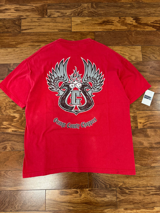 00s Orange County Choppers Dice Graphic Vintage Tee (XL)