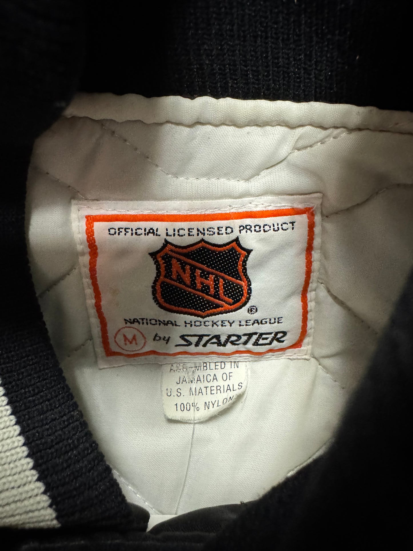 90s Los Angeles Kings Vintage NHL Satin Jacket (M)
