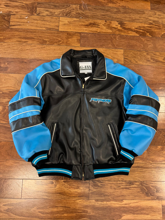 00s Carolina Panthers G-III Leather Jacket (XL)