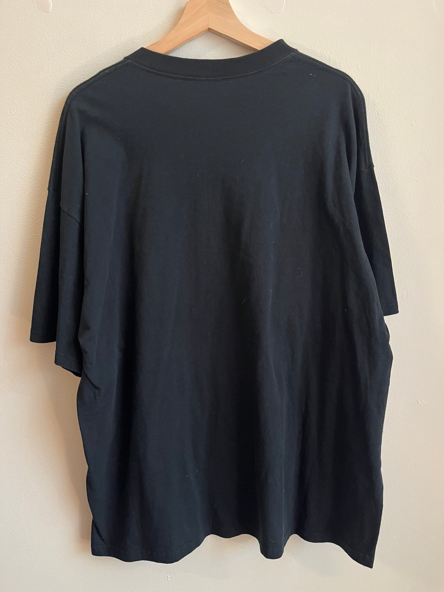 2003 Carolina Panthers NFC Black Spell Out Tee (XXL)