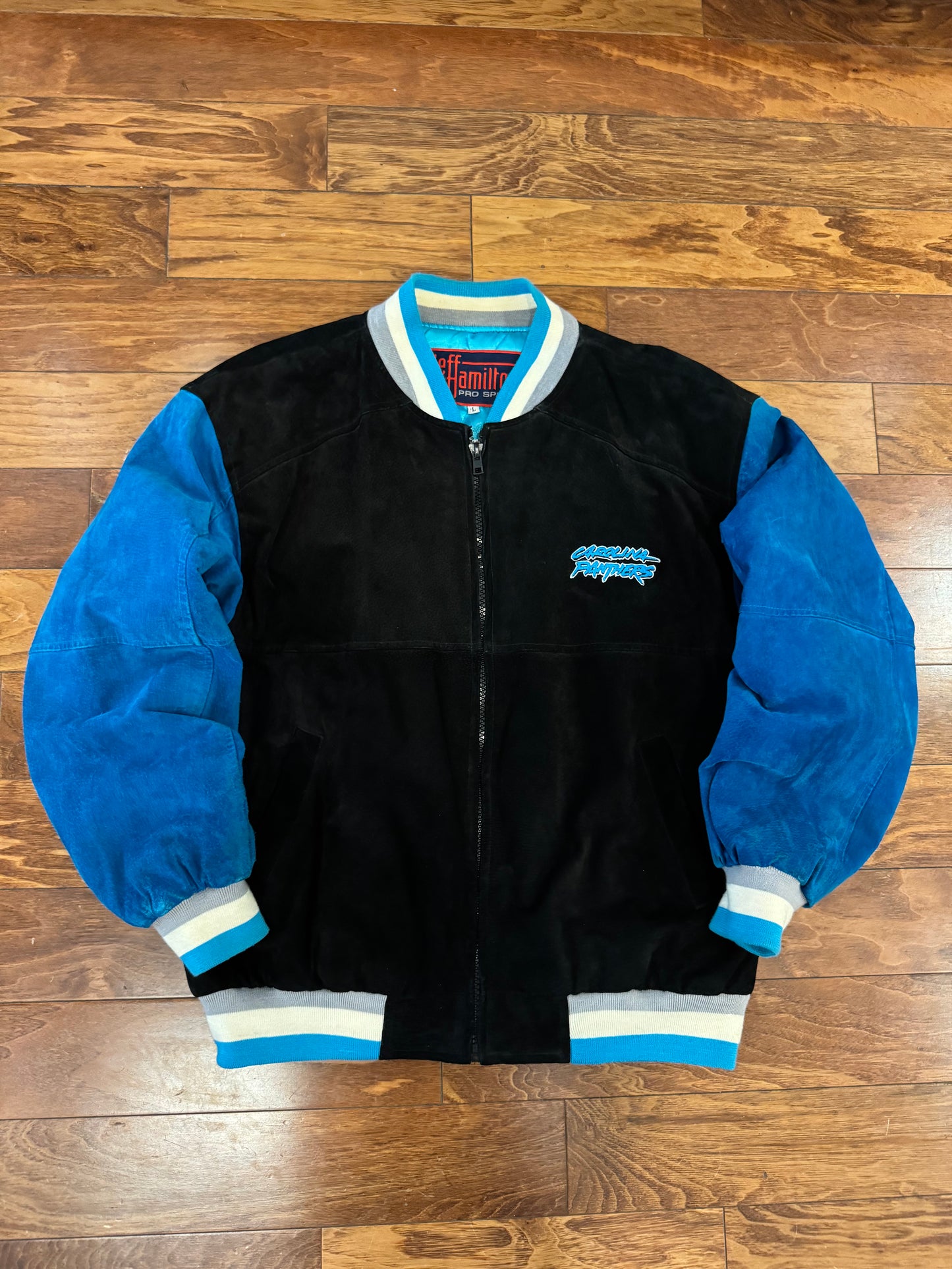 00s Carolina Panthers Jeff Hamilton Leather Jacket (L)