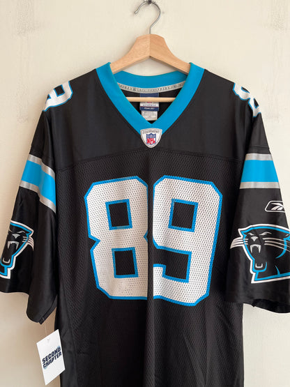 00s Carolina Panthers Steve Smith Reebok Home Jersey (L)