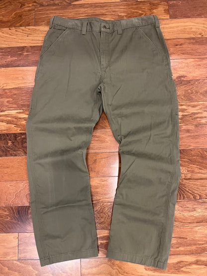 2016 Carhartt Olive Carpenters Pants (40 x 32)