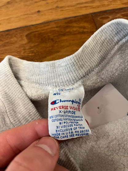 90s UNC North Carolina Vintage Champion Reverse Weave Crewneck (XL)